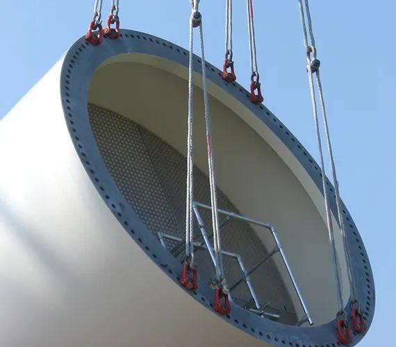 吊環風電塔架吊裝案例